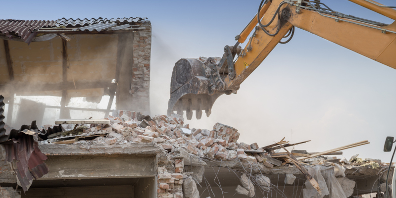 Demolition in Summerville, South Carolina