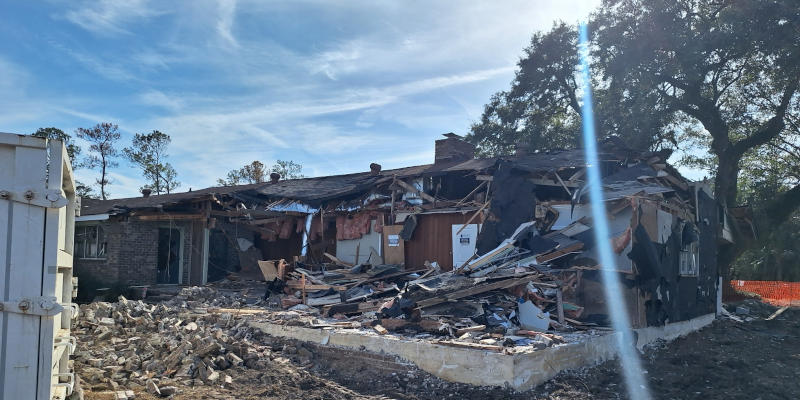 Gazebo Demolition in Summerville, South Carolina
